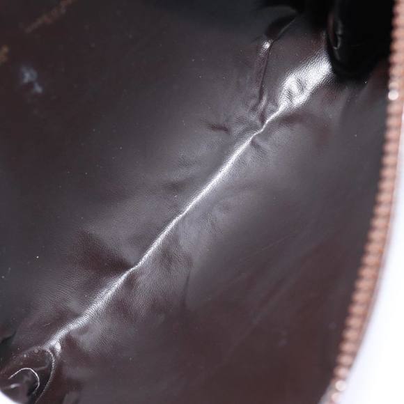 CELINE C Macadam Canvas Clutch Bag Brown Auth bs13749 - Picture 10 of 16